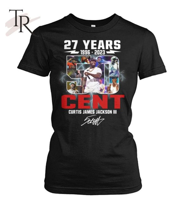 27 Years 1996 – 2023 Cent Curtis James Jacson III T-Shirt