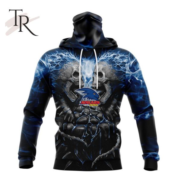 AFL Adelaide Crows Special Skull Art Design Hoodie