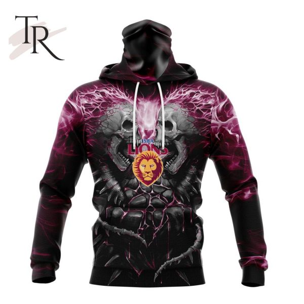 AFL Brisbane Lions Special Skull Art Design Hoodie