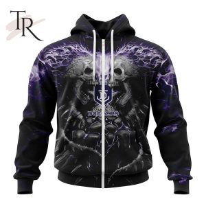 AFL Fremantle Dockers Special Skull Art Design Hoodie