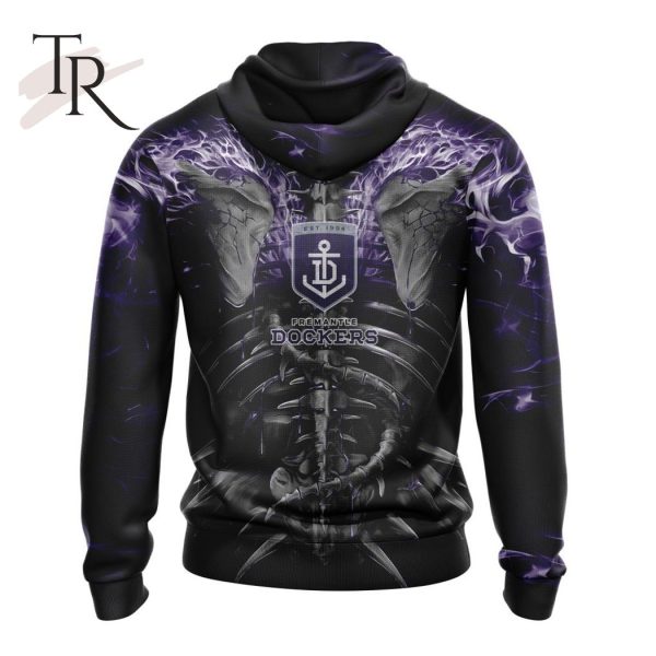 AFL Fremantle Dockers Special Skull Art Design Hoodie