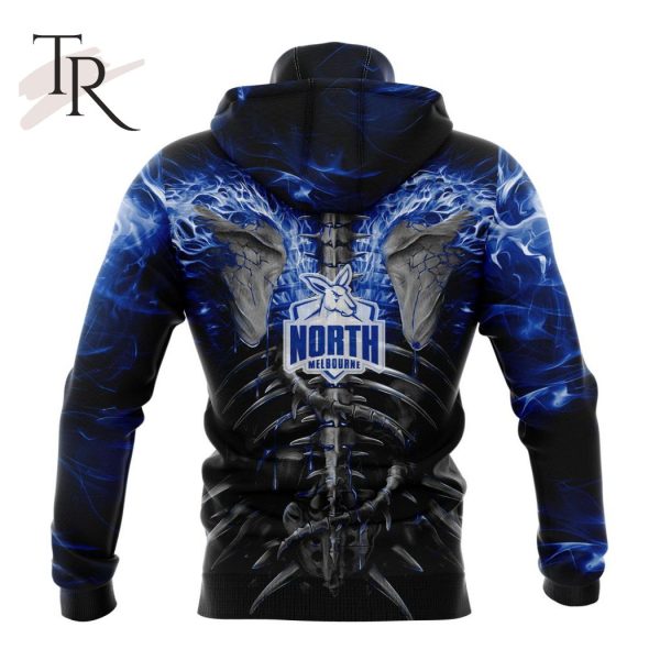 AFL North Melbourne Football Club Special Skull Art Design Hoodie