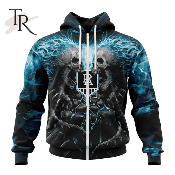 AFL Port Adelaide Football Club Special Skull Art Design Hoodie