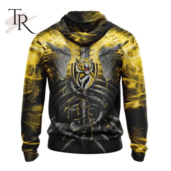 AFL Richmond Tigers Special Skull Art Design Hoodie