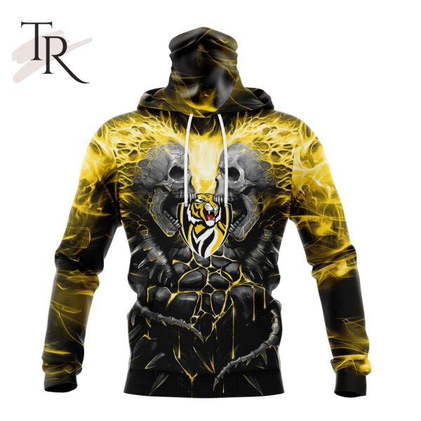 AFL Richmond Tigers Special Skull Art Design Hoodie