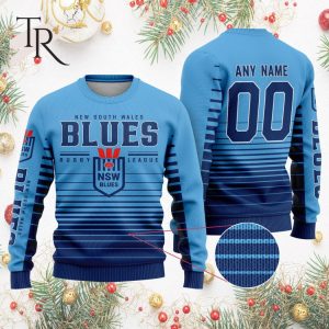 NSW Blues State Of Origin Classic Design Ugly Sweater