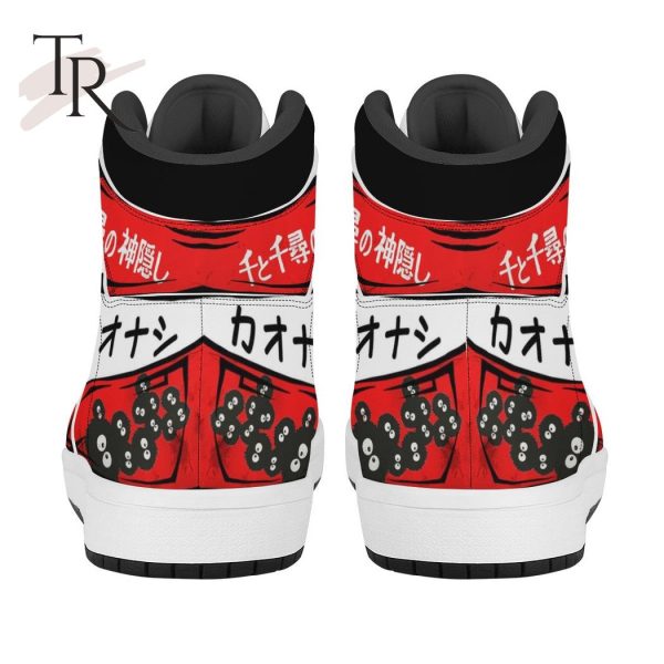 Spirited Away Kaonashi Air Jordan 1, High Top Custom Anime Shoes For Fans