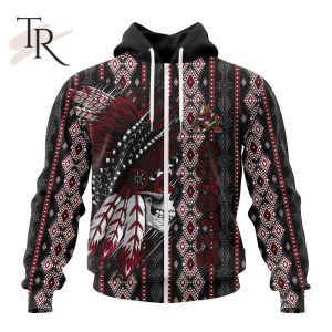 NHL Arizona Coyotes Special Skull Native Design Hoodie