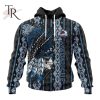 NHL Columbus Blue Jackets Special Skull Native Design Hoodie