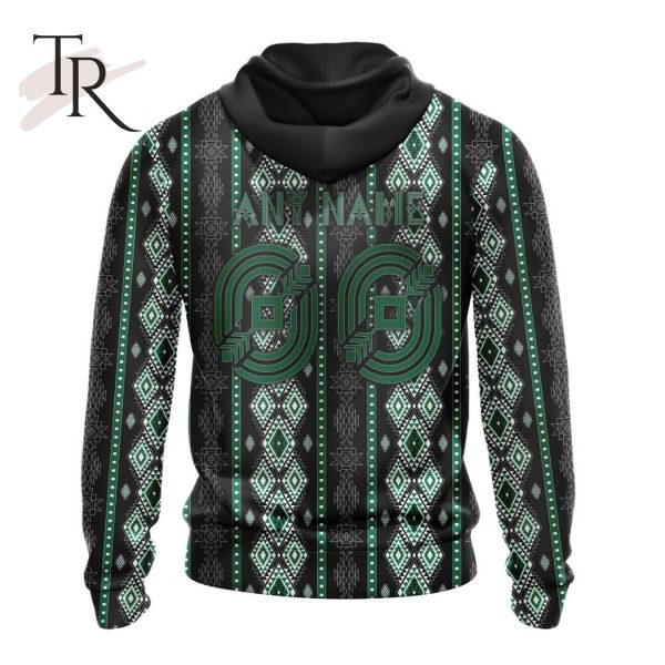 NHL Dallas Stars Special Skull Native Design Hoodie