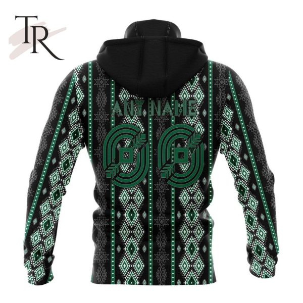 NHL Dallas Stars Special Skull Native Design Hoodie