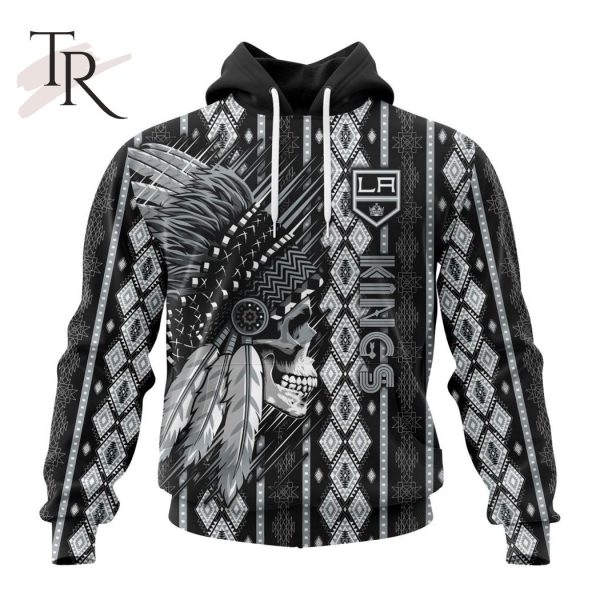 NHL Los Angeles Kings Special Skull Native Design Hoodie