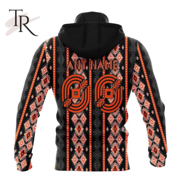 NHL Philadelphia Flyers Special Skull Native Design Hoodie