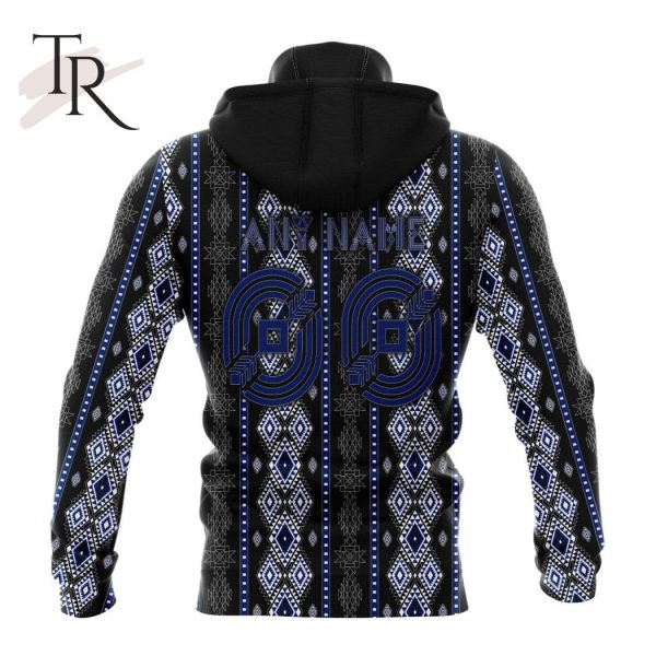 NHL Toronto Maple Leafs Special Skull Native Design Hoodie