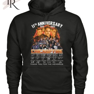 11th Anniversary 2013 – 2023 Chicago Fire Signature Thank You For The Memories Unisex T-Shirt