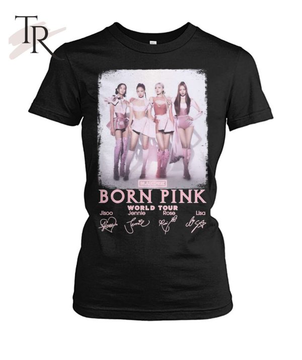 Black Pink Born Pink World Tour T-Shirt