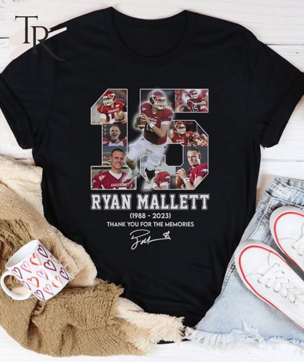 Ryan Mallett 1988 – 2023 Thank You For The Memories T-Shirt