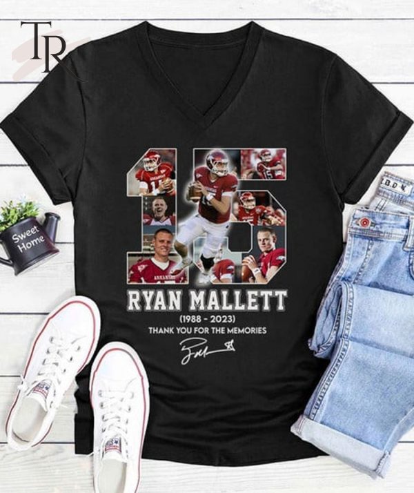 Ryan Mallett 1988 – 2023 Thank You For The Memories T-Shirt