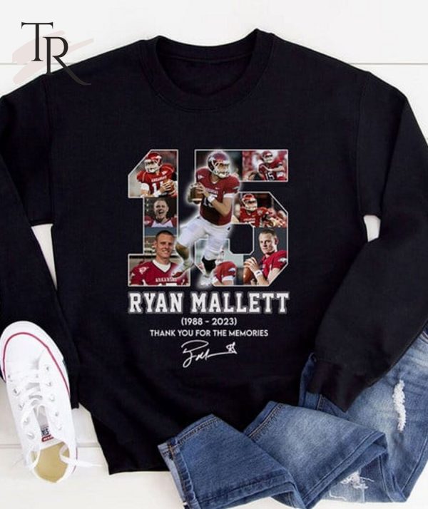 Ryan Mallett 1988 – 2023 Thank You For The Memories T-Shirt