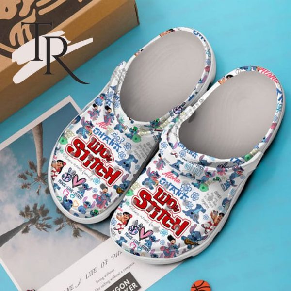 PREMIUM Lilo & Stitch Peace Love Stitch Clogs, Crocs