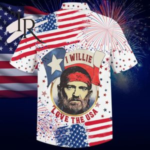 PREMIUM I Willie Love The USA Button Up Hawaiian Shirt