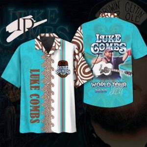 PREMIUM Luke Gombs World Tour 2023 Button Up Hawaiian Shirt