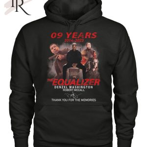 09 Years 2014 – 2023 The Equalizer Denzel Washington Robert Mccall Thank You For The Memories T-Shirt