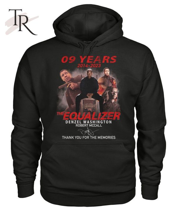 09 Years 2014 – 2023 The Equalizer Denzel Washington Robert Mccall Thank You For The Memories T-Shirt