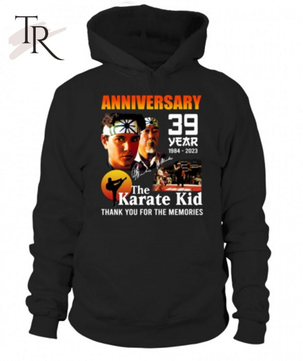 Anniversary 39 Years 1984 – 2023 The Karate Kid Thank You For The Memories T-Shirt