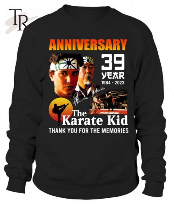 Anniversary 39 Years 1984 – 2023 The Karate Kid Thank You For The Memories T-Shirt