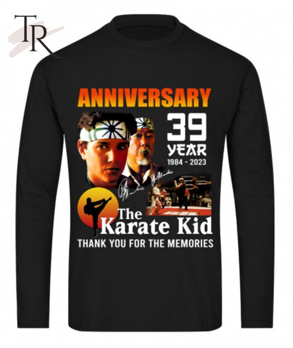 Anniversary 39 Years 1984 – 2023 The Karate Kid Thank You For The Memories T-Shirt