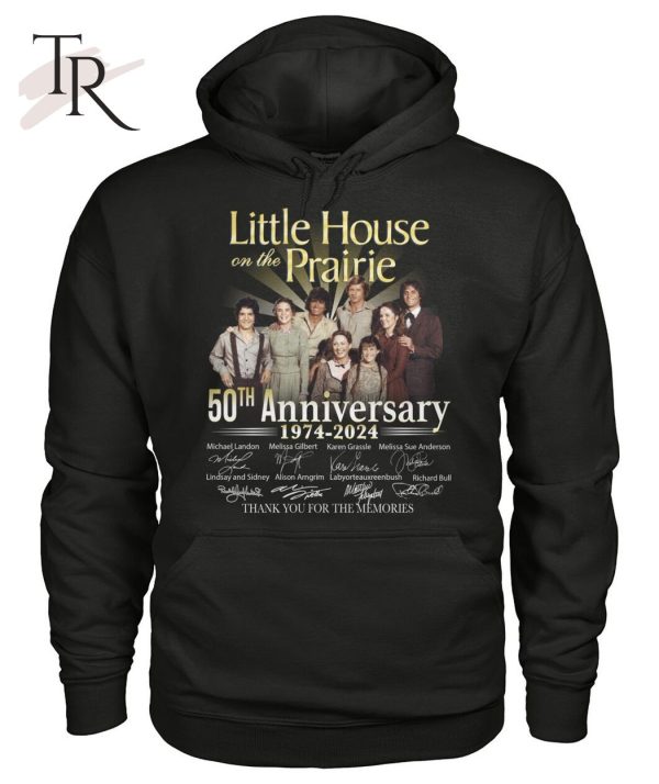 Little House On The Prairie 50th Anniversary 1974 – 2024 Thank You For The Memories T-Shirt