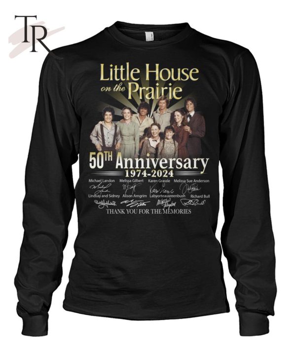 Little House On The Prairie 50th Anniversary 1974 – 2024 Thank You For The Memories T-Shirt