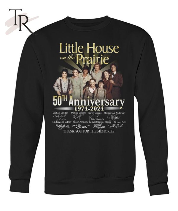 Little House On The Prairie 50th Anniversary 1974 – 2024 Thank You For The Memories T-Shirt