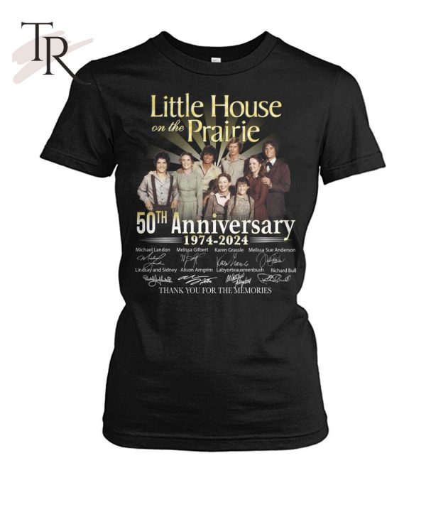 Little House On The Prairie 50th Anniversary 1974 – 2024 Thank You For The Memories T-Shirt