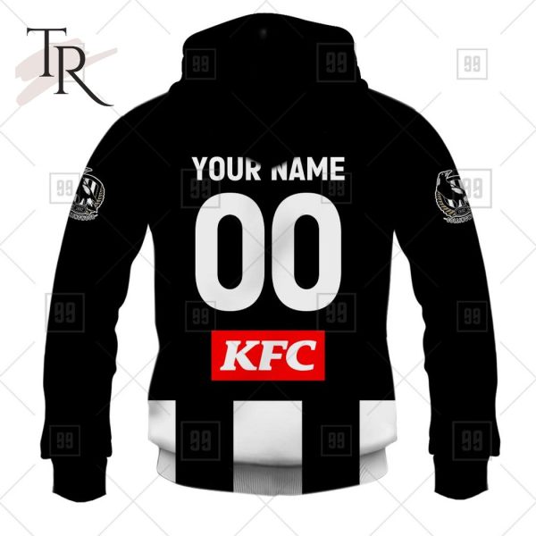 Personalized Home Guernsey 2023 AFL Collingwood Magpies Hoodie