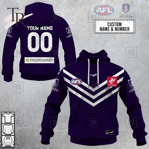 Personalized Home Guernsey 2023 AFL Fremantle Dockers Hoodie