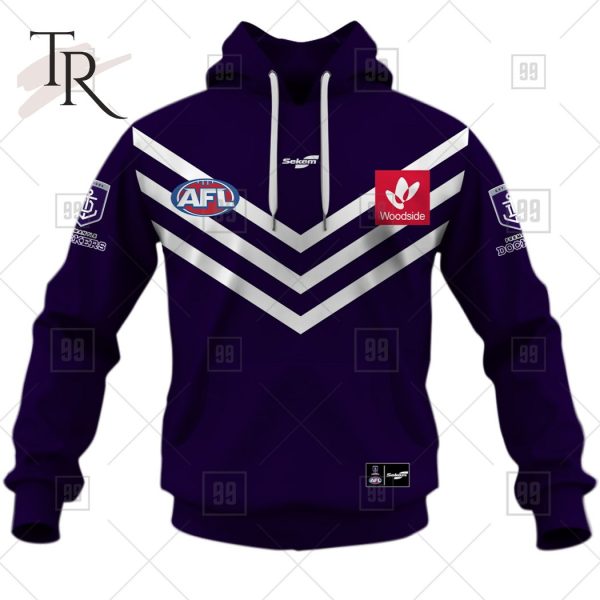 Personalized Home Guernsey 2023 AFL Fremantle Dockers Hoodie