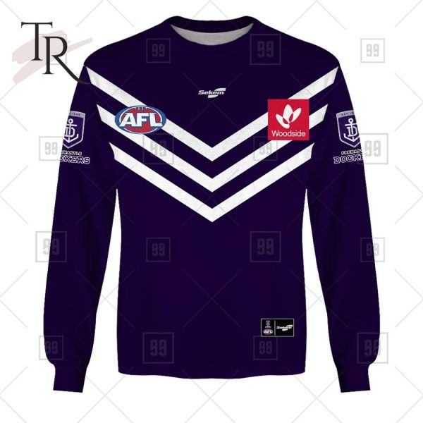 Personalized Home Guernsey 2023 AFL Fremantle Dockers Hoodie