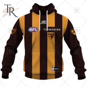 Personalized Home Guernsey 2023 AFL Hawthorn Hawks Hoodie