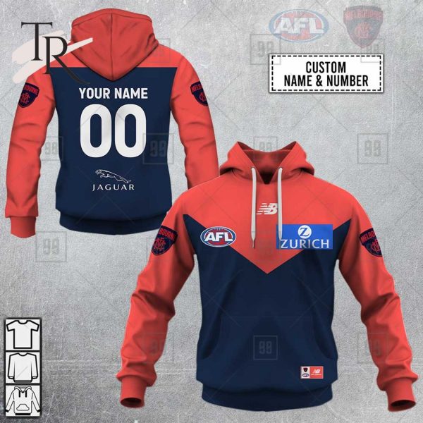 Personalized Home Guernsey 2023 AFL Melbourne Demons Hoodie