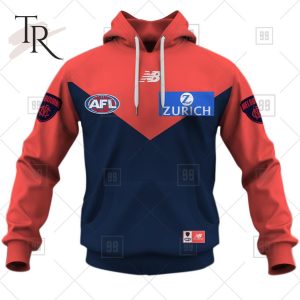 Personalized Home Guernsey 2023 AFL Melbourne Demons Hoodie