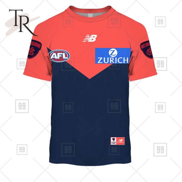 Personalized Home Guernsey 2023 AFL Melbourne Demons Hoodie