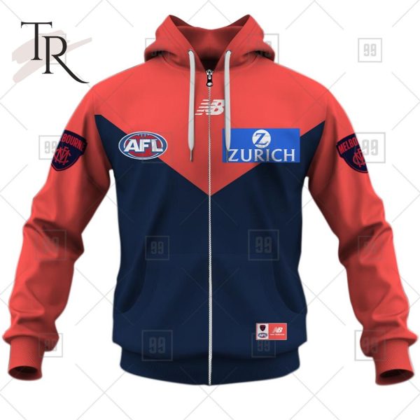 Personalized Home Guernsey 2023 AFL Melbourne Demons Hoodie