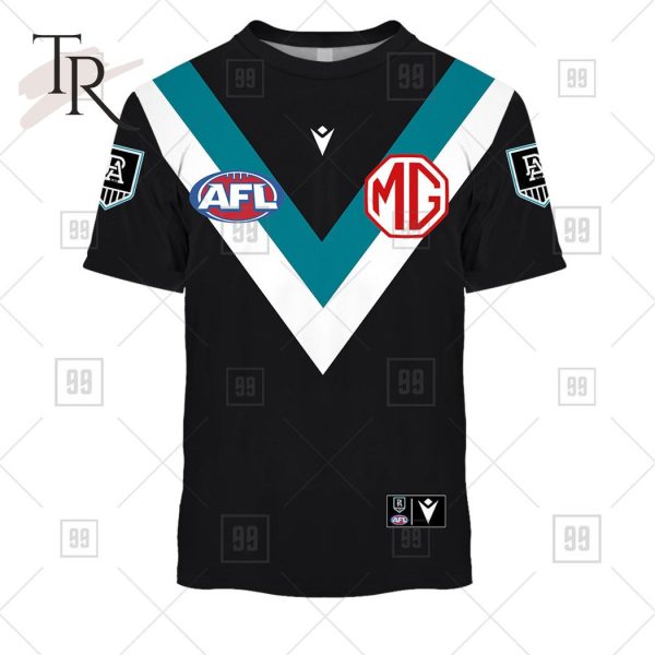 Personalized Home Guernsey 2023 AFL Port Adelaide Power Hoodie