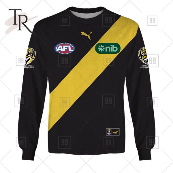 Personalized Home Guernsey 2023 AFL Richmond Tigers Hoodie