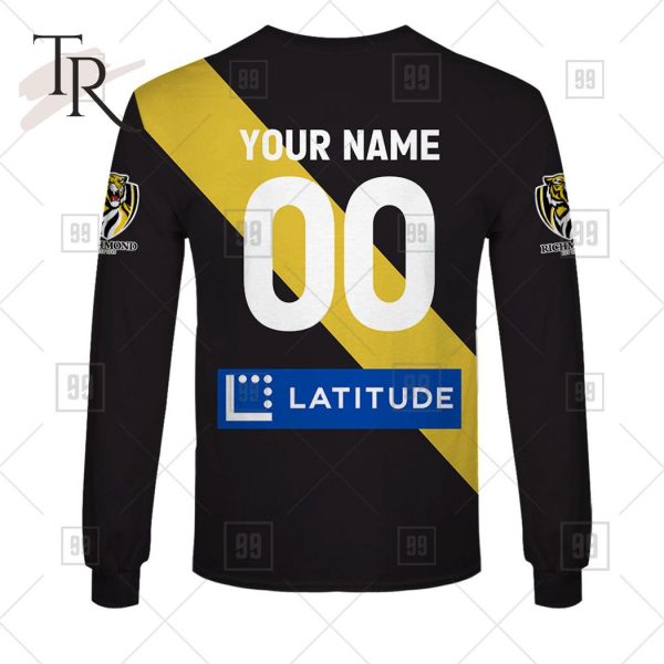 Personalized Home Guernsey 2023 AFL Richmond Tigers Hoodie