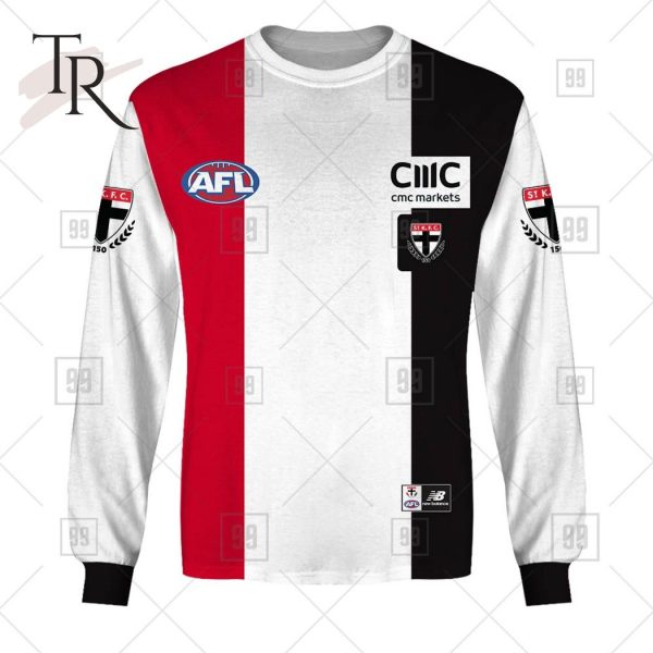 Personalized Home Guernsey 2023 AFL St Kilda Saints Hoodie