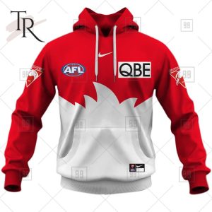 Personalized Home Guernsey 2023 AFL Sydney Swans Hoodie