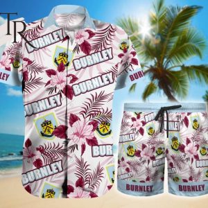 Burnley F.C. Floral Hawaiian Shirt And Beach Shorts